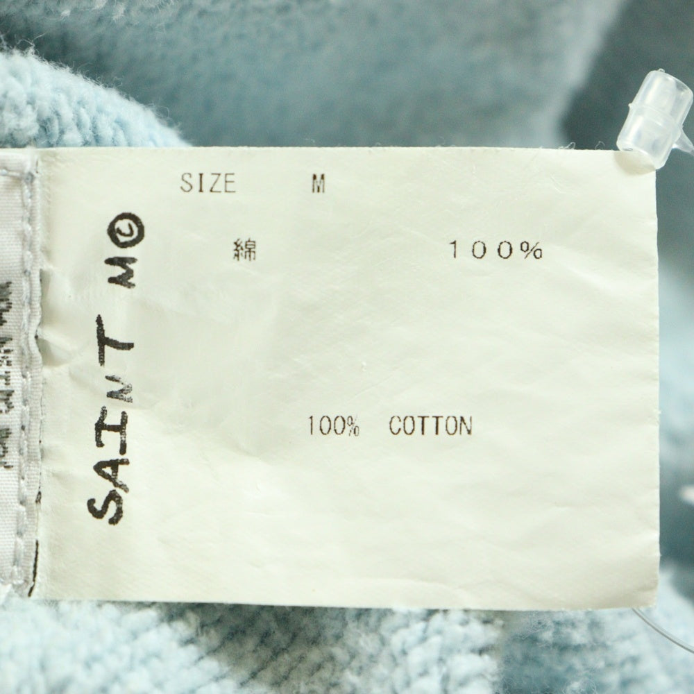 SAINT MICHAEL(セントマイケル) ANGEL SWEAT PANTS エンジェル サイドプリント スウェットパンツ ライトブルー SM-S21-0000-043