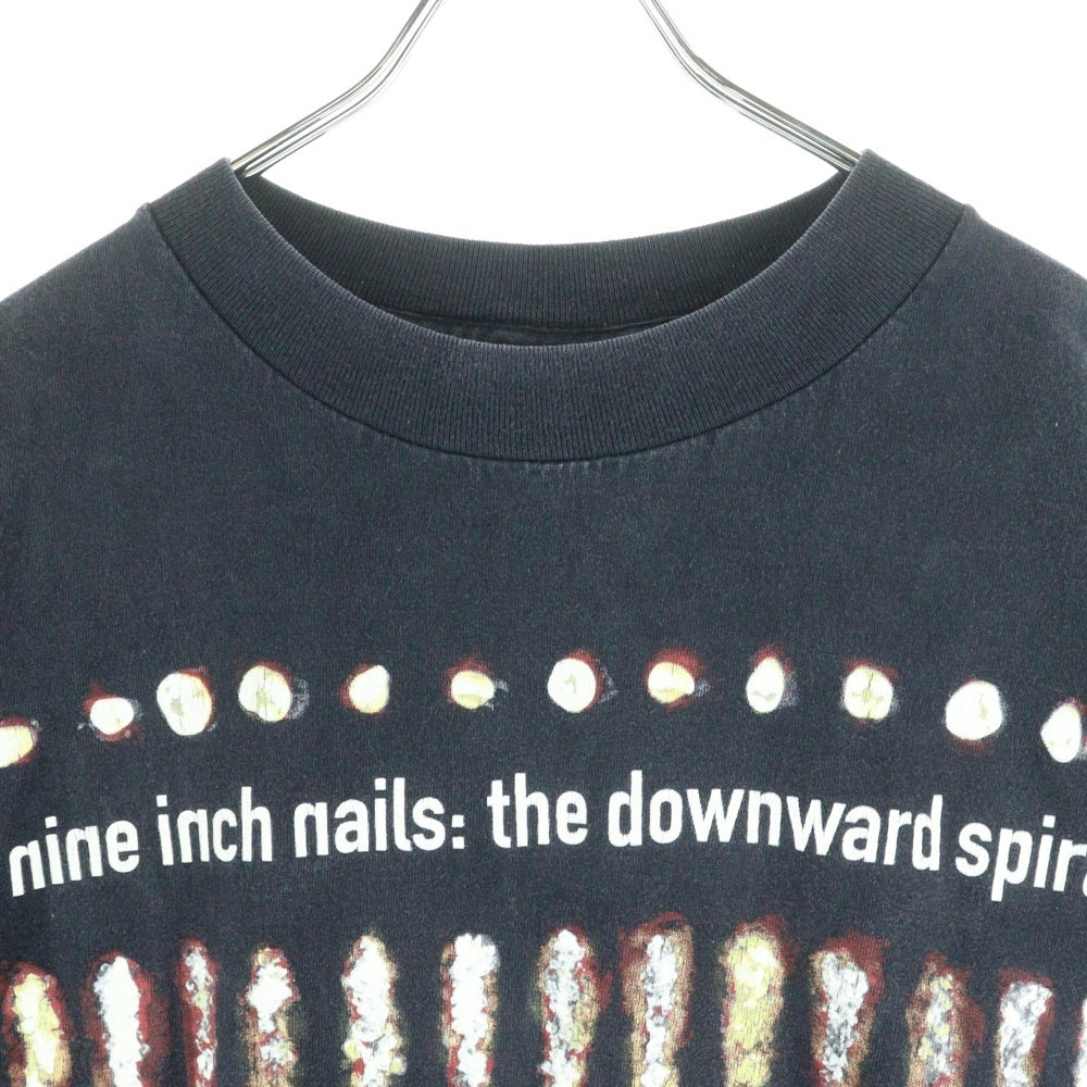 VINTAGE(ヴィンテージ) 90S VINTAGE NINE INCH NAILS THE DOWNWARD SPIRAL SHREDDER ALLSPORT ナインインチネイルズ ダウンワードスパイラル シュレッダー オールスポーツ 半袖Tシャツ