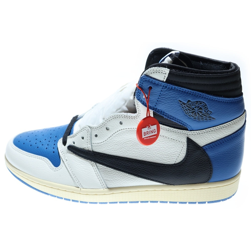 NIKE(ナイキ) ×TRAVIS SCOTT ×FRAGMENT AIR JORDAN1 RETRO HIGH OG SP トラヴィススコット フラグメント エアジョーダン1 ハイカットスニーカー US13/31cm DH3227-105