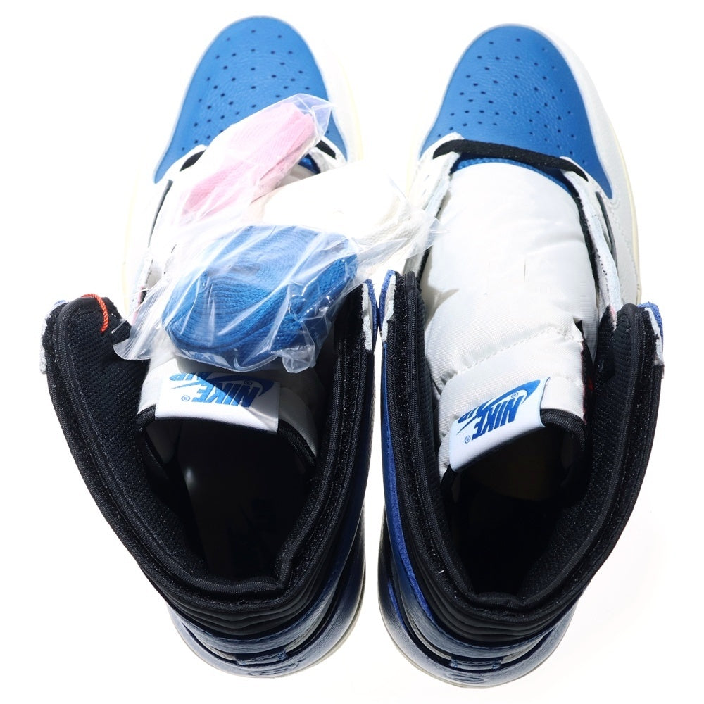 NIKE(ナイキ) ×TRAVIS SCOTT ×FRAGMENT AIR JORDAN1 RETRO HIGH OG SP トラヴィススコット フラグメント エアジョーダン1 ハイカットスニーカー US13/31cm DH3227-105
