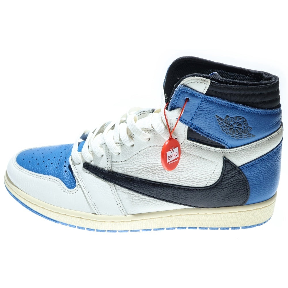 NIKE(ナイキ) ×TRAVIS SCOTT ×FRAGMENT AIR JORDAN1 RETRO HIGH OG SP トラヴィススコット フラグメント エアジョーダン1 ハイカットスニーカー US13/31cm DH3227-105