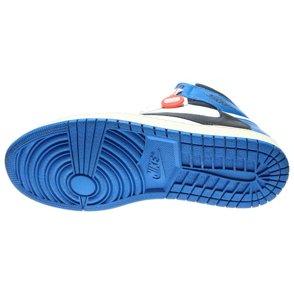 NIKE(ナイキ) ×TRAVIS SCOTT ×FRAGMENT AIR JORDAN1 RETRO HIGH OG SP トラヴィススコット フラグメント エアジョーダン1 ハイカットスニーカー US13/31cm DH3227-105