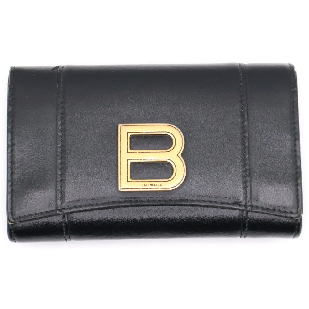 新品·未使用】BALENCIAGA バレンシアガ 二つ折り財布 ブラック