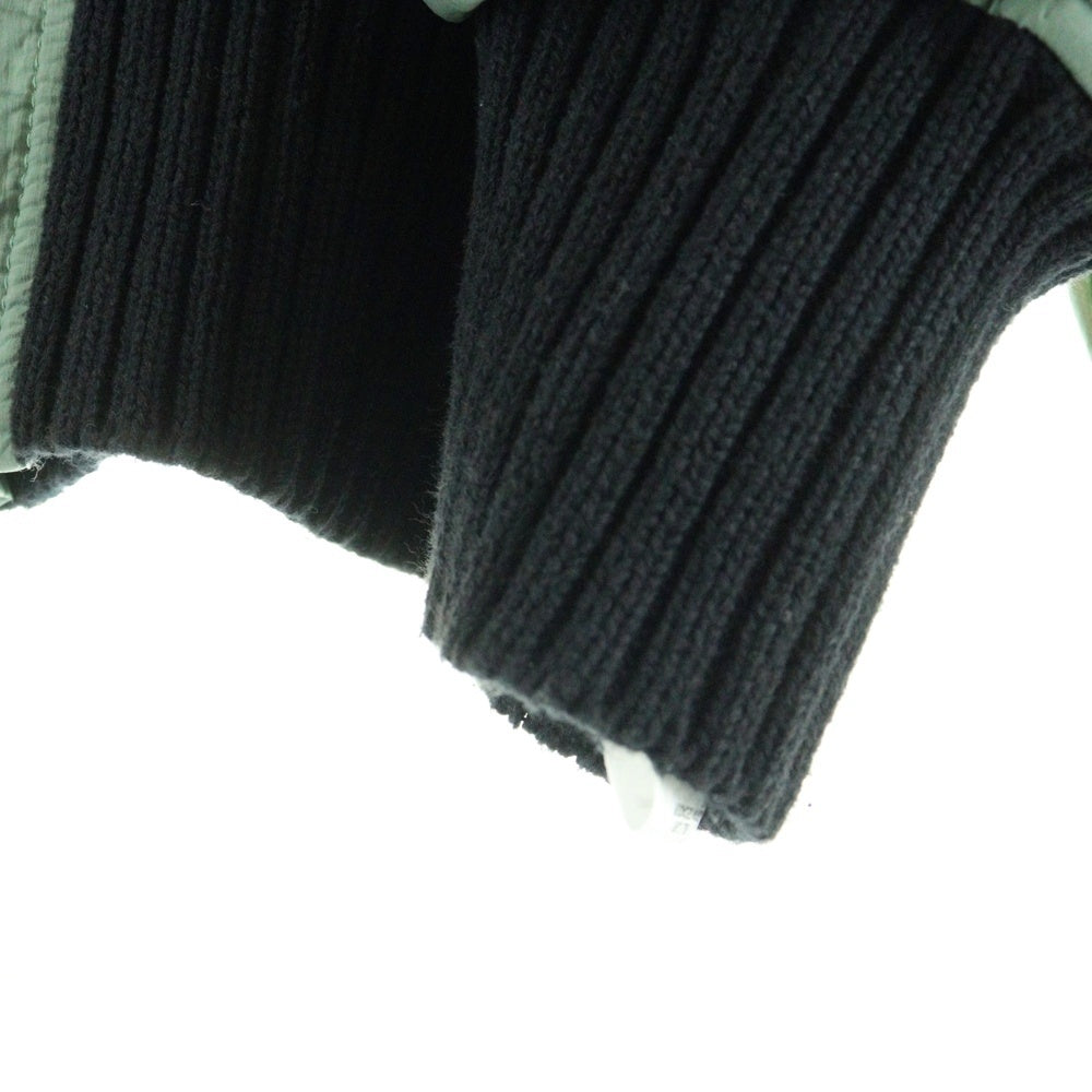 DIESEL(ディーゼル) 切り替え ジップアップ ナイロン フライト ボンバージャケット カーキ