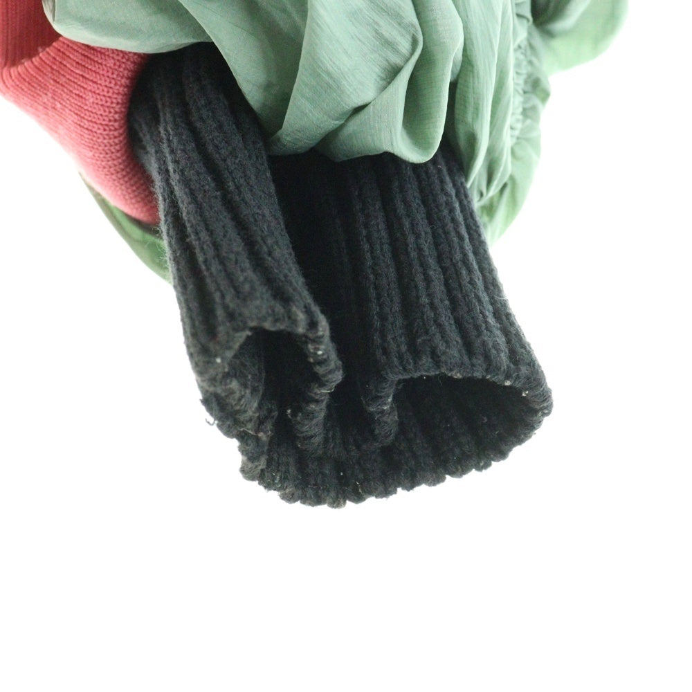 DIESEL(ディーゼル) 切り替え ジップアップ ナイロン フライト ボンバージャケット カーキ