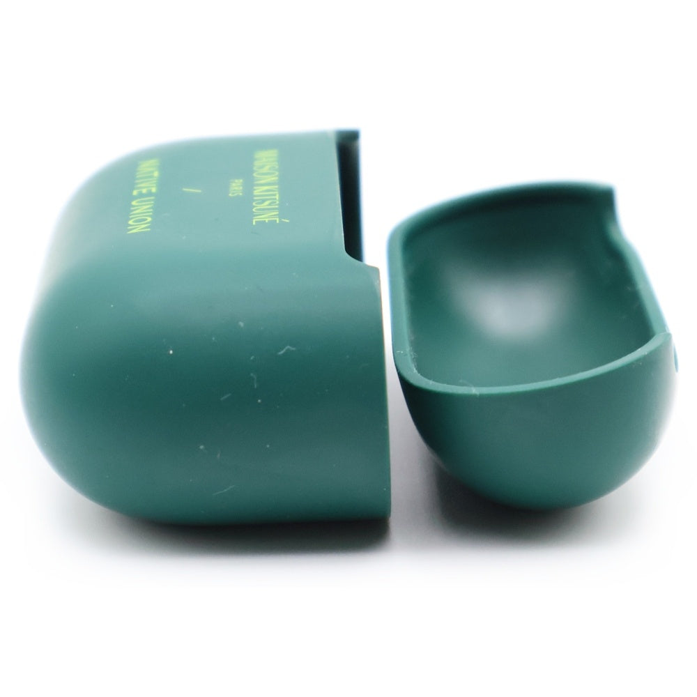 MAISON KITSUNE(メゾンキツネ) NATIVE UNION プリント シリコン エアポッズプロ イヤホンケース グリーン