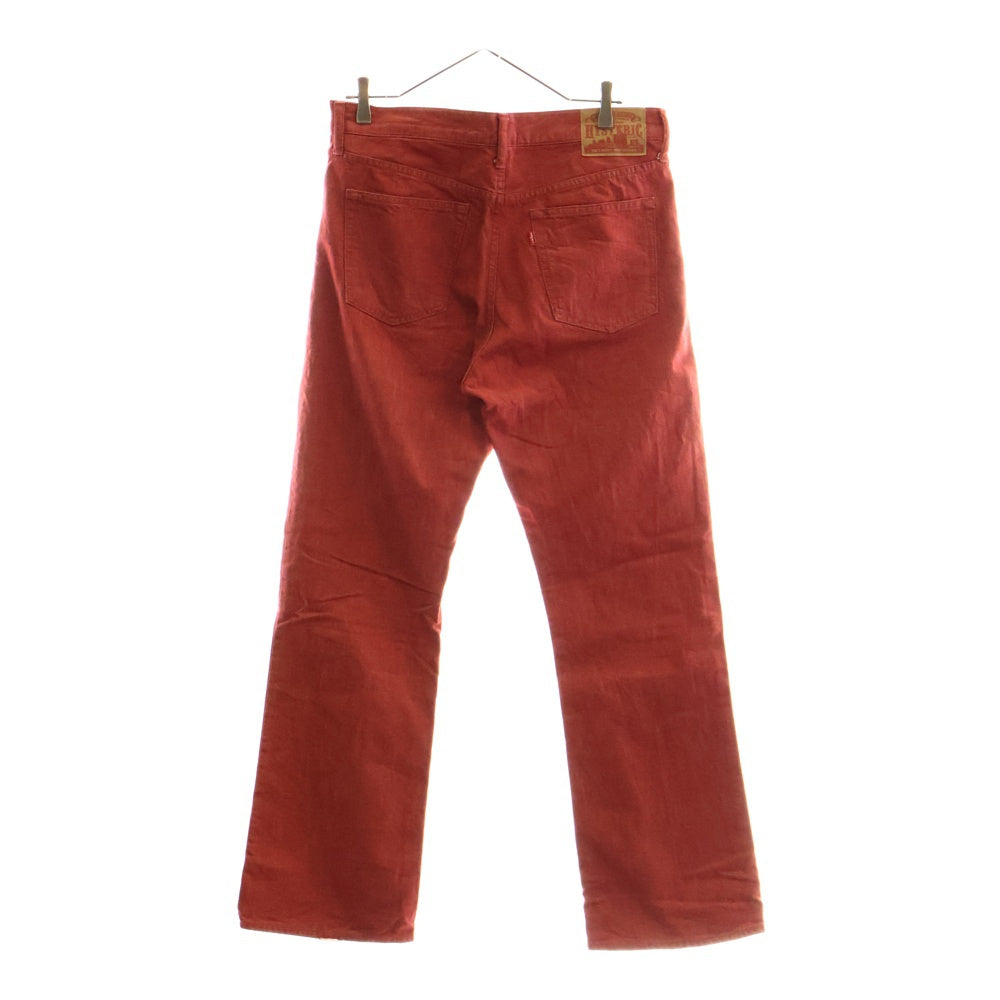 HYSTERIC GLAMOUR(ヒステリックグラマー) ストレートデニムパンツ レッド 02201AP07