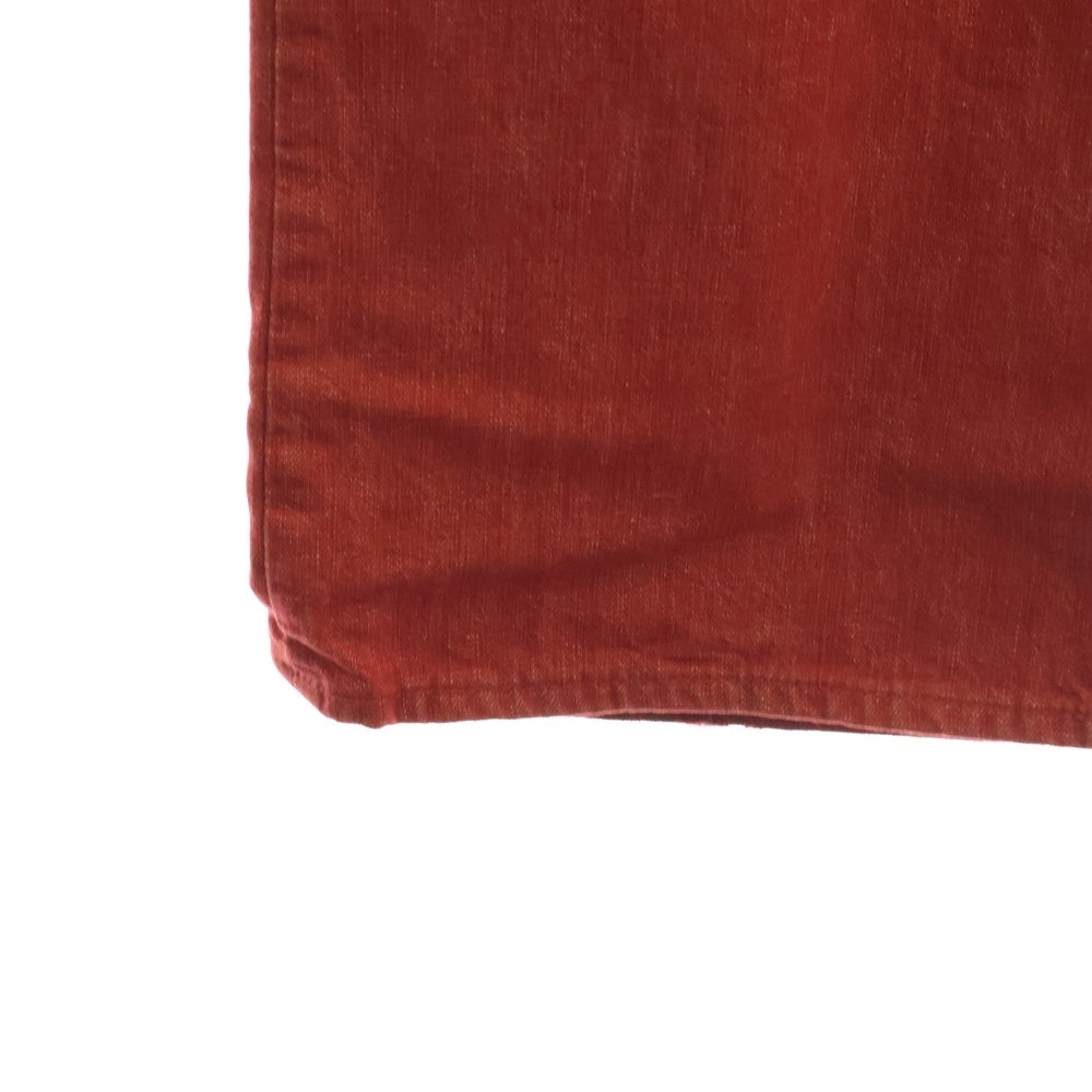 HYSTERIC GLAMOUR(ヒステリックグラマー) ストレートデニムパンツ レッド 02201AP07