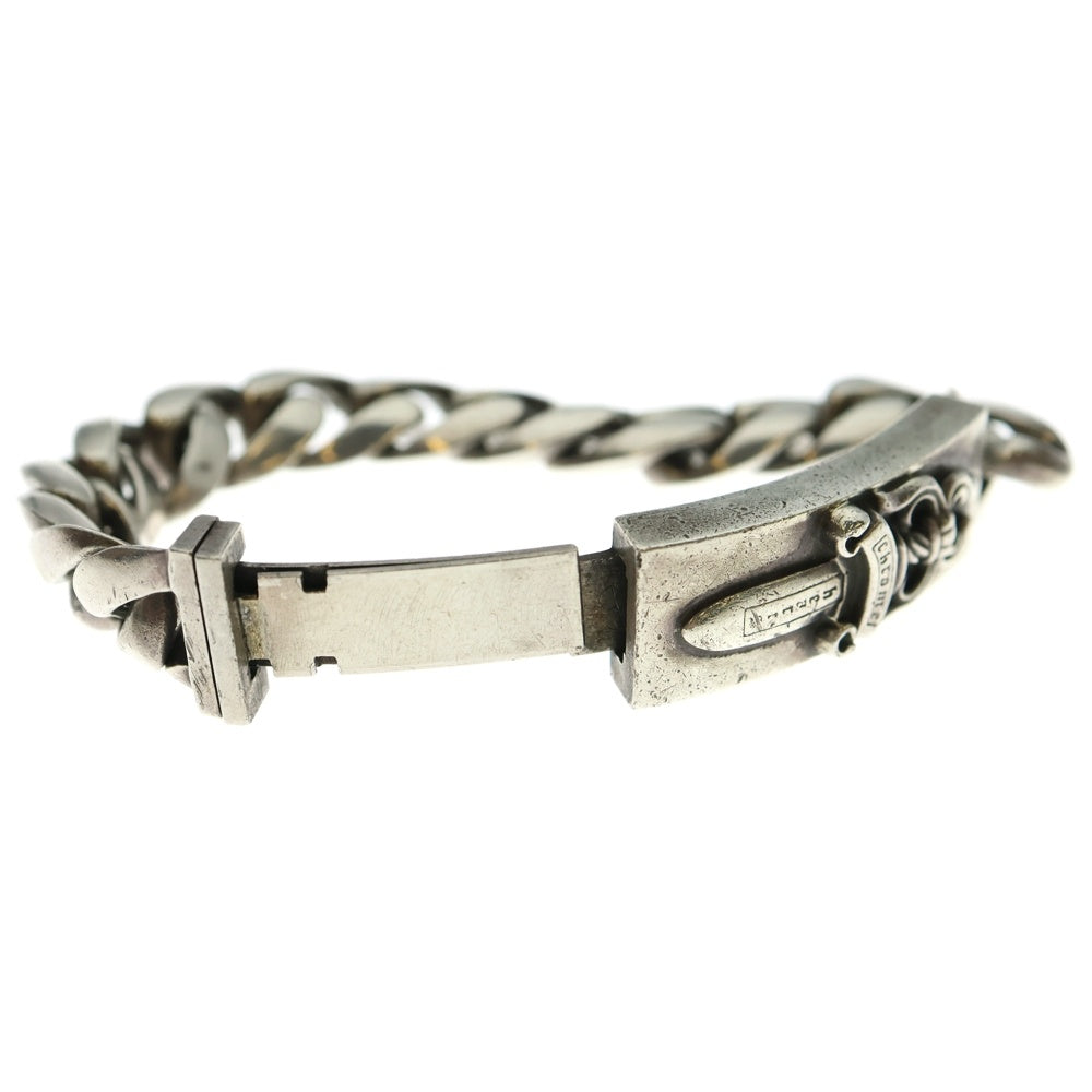 CHROME HEARTS(クロムハーツ) ID DAGGER ダガーIDクラシックリンクブレスレット 13LINK シルバー BCA156