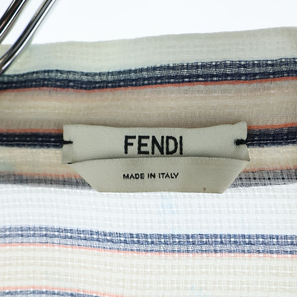 FENDI(フェンディ) ボーダーシアーシャツシースルー レディース FS6989 A2LB