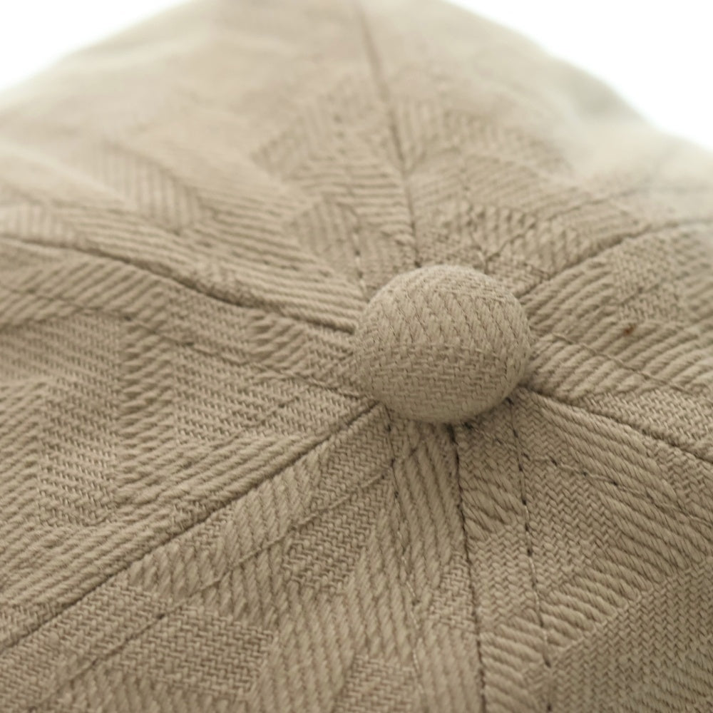 FENDI(フェンディ) ズッカ柄 コットン キャップ ベージュ FXQ964 AN9U