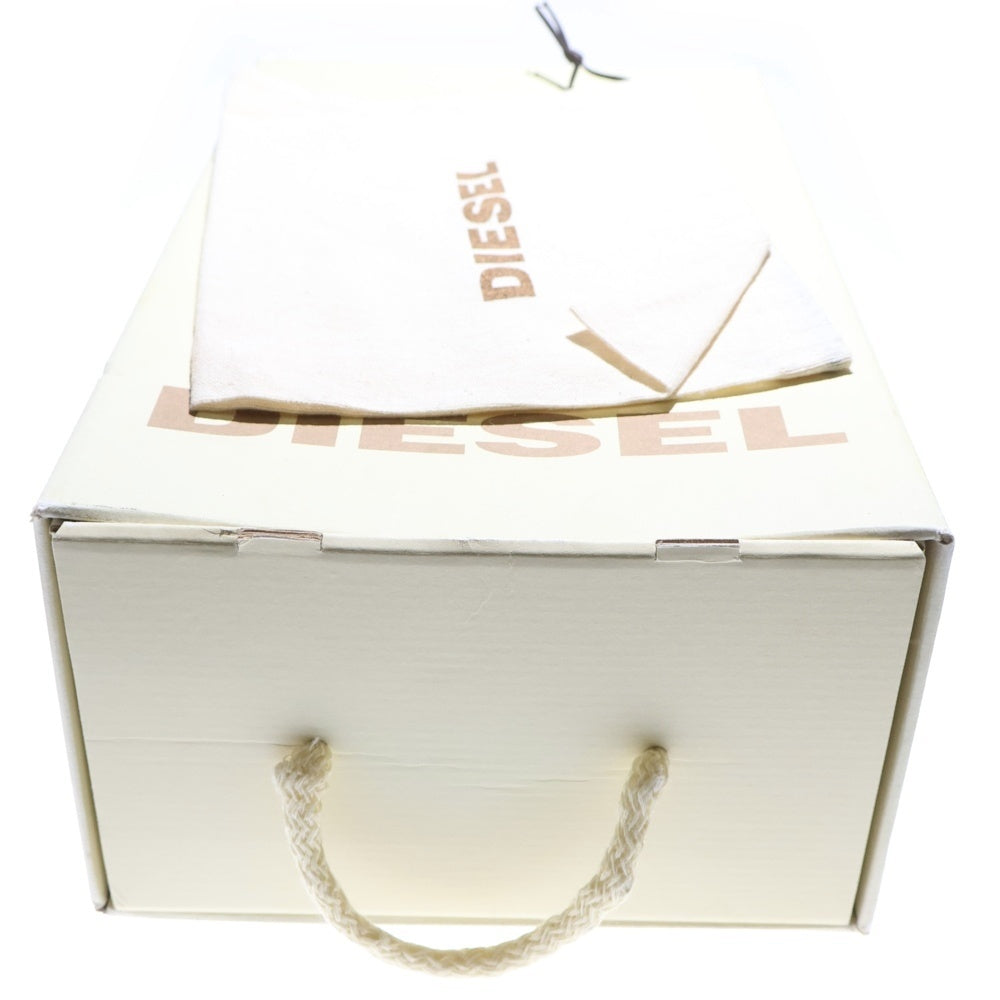 DIESEL(ディーゼル) サイドジップスエード レザーブーツ ブラウン レディース