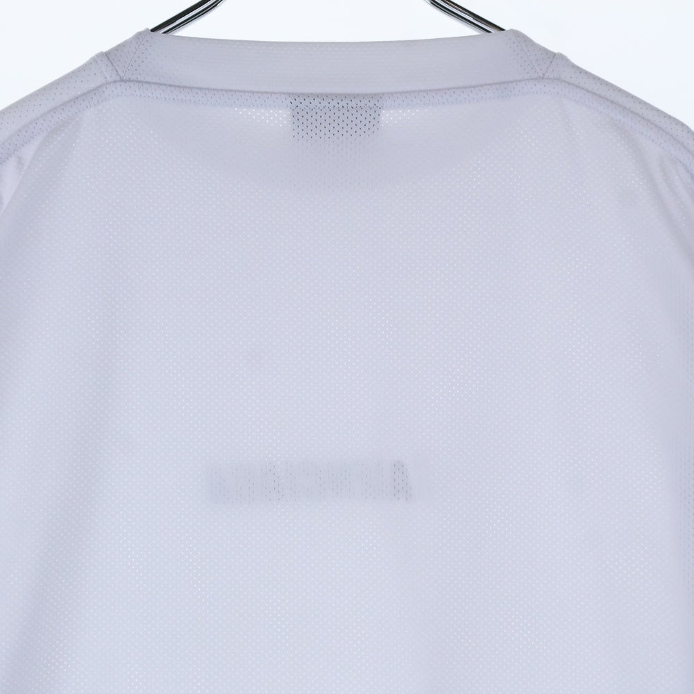 BALENCIAGA(バレンシアガ) 23SS SWIM T-SHIRT ロゴプリント メッシュ半袖Tシャツ カットソー ホワイト 657027