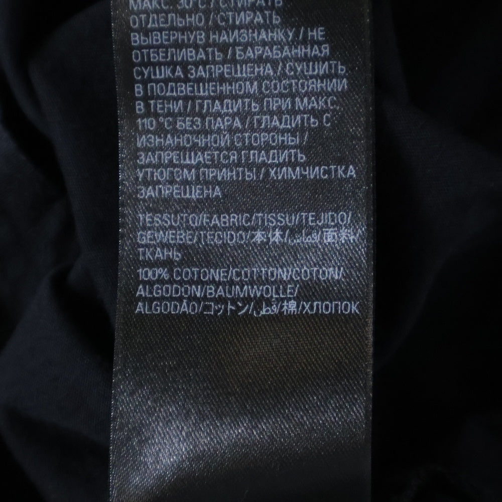 BALENCIAGA(バレンシアガ) 24AW バーニング ユニティロゴ ダメージ加工 長袖Tシャツカットソー ブラック 796917