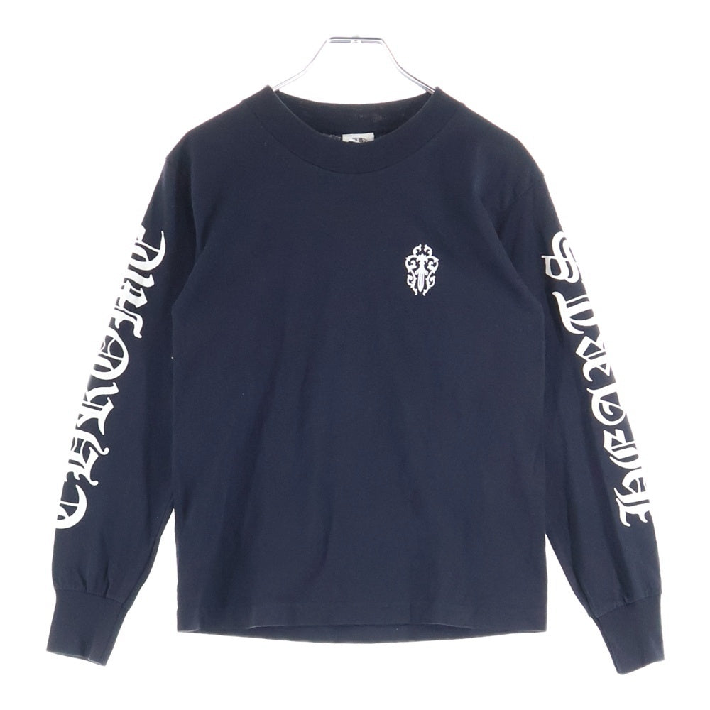 CHROME HEARTS(クロムハーツ) OLD VINE DGR L/S オールド ヴァインダガー プリント ロングスリーブカットソー 長袖Tシャツ ブラック レディース