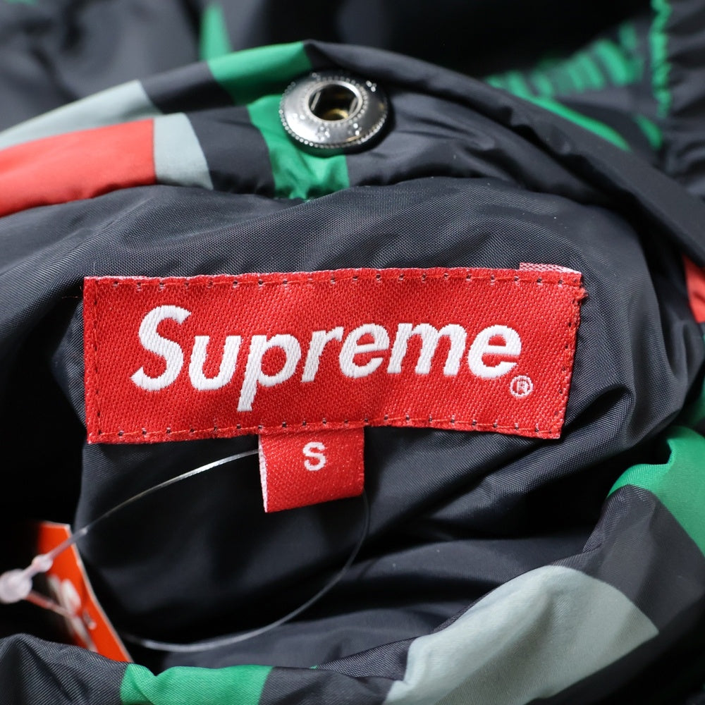 SUPREME(シュプリーム) 18AW NY Reversible Puffy Jacket フォトプリントリバーシブルジャケット ブラック
