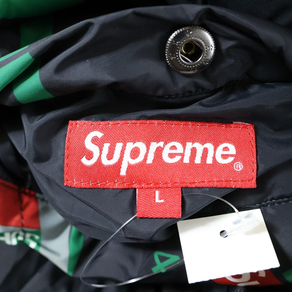 SUPREME(シュプリーム) 18AW NY Reversible Puffy Jacket リバーシブルジャケット ブラック