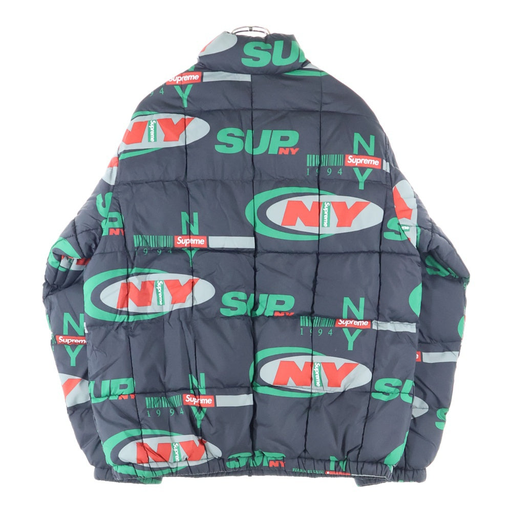 SUPREME(シュプリーム) 18AW NY Reversible Puffy Jacket リバーシブルジャケット ブラック