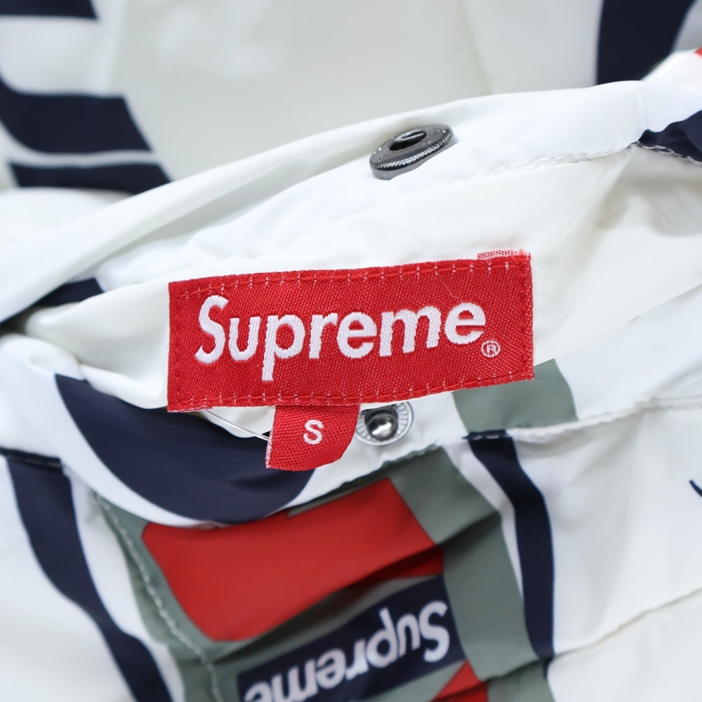 SUPREME(シュプリーム) 18AW NY Reversible Puffy Jacket フォトプリントリバーシブルジャケット ホワイト