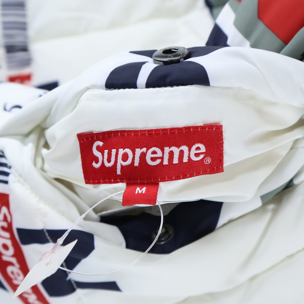 SUPREME(シュプリーム) 18AW NY Reversible Puffy Jacket フォトプリントリバーシブルジャケット ホワイト