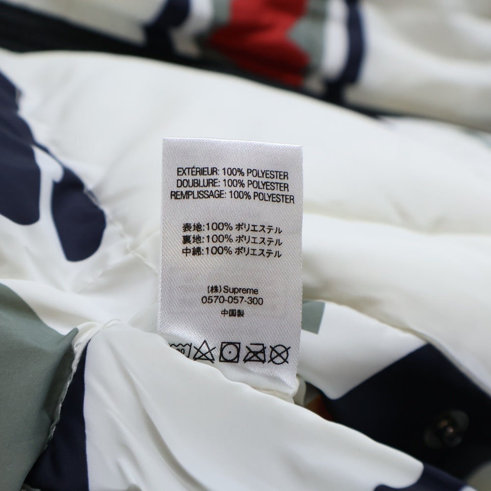 SUPREME(シュプリーム) 18AW NY Reversible Puffy Jacket フォトプリントリバーシブルジャケット ホワイト