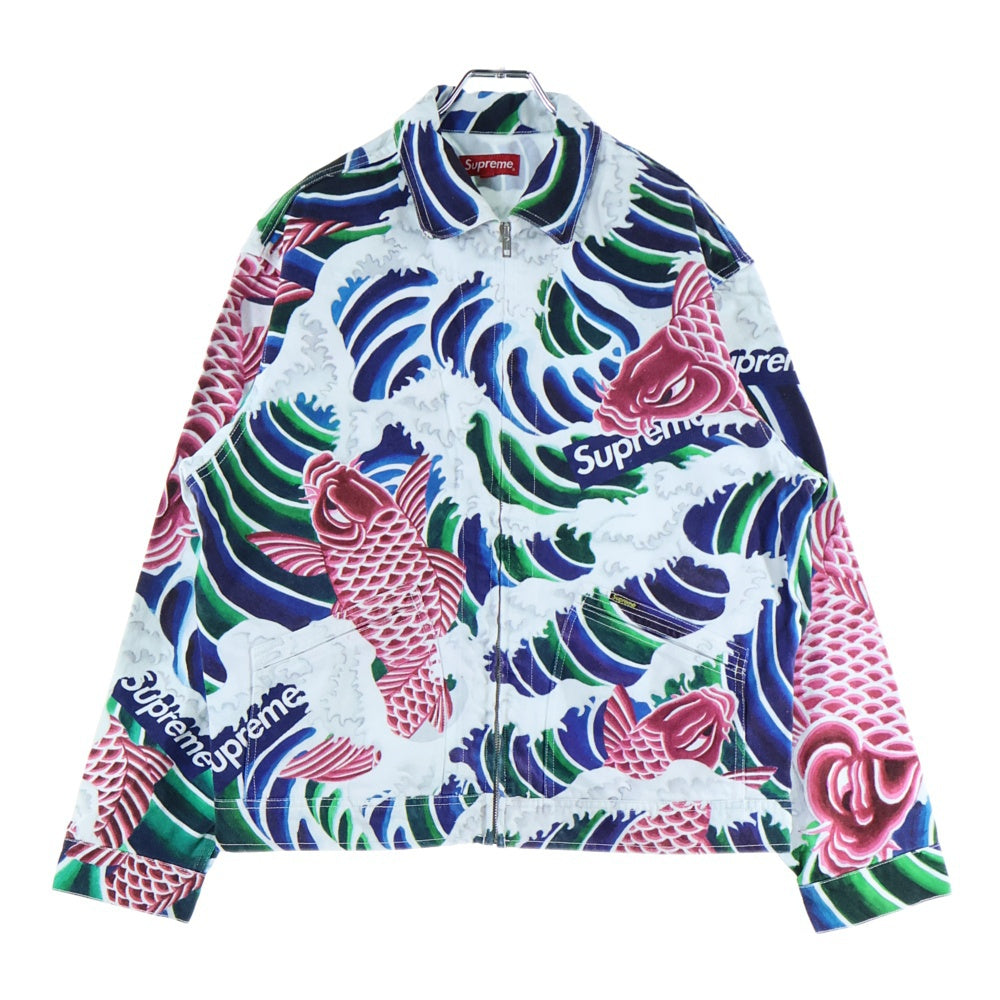 SUPREME(シュプリーム) 20SS Waves Work Jacket ウェーブスワークジャケット ホワイト
