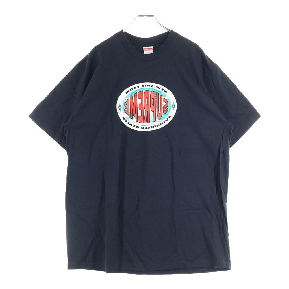 SUPREME(シュプリーム) 19AW New Shit Tee AUTHORIZED DEALER 反転ロゴ プリント 半袖 Tシャツ ブラック