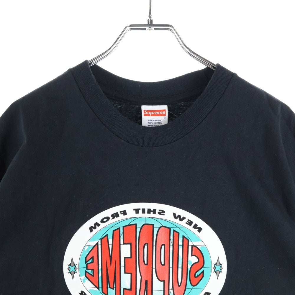 SUPREME(シュプリーム) 19AW New Shit Tee AUTHORIZED DEALER 反転ロゴ プリント 半袖 Tシャツ ブラック