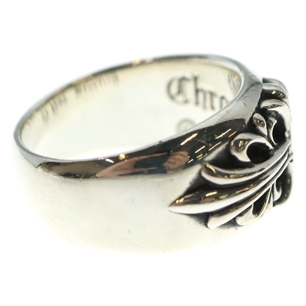 CHROME HEARTS(クロムハーツ) FLRL CRS 1DIA フローラルクロスリング 1ダイヤ シルバー