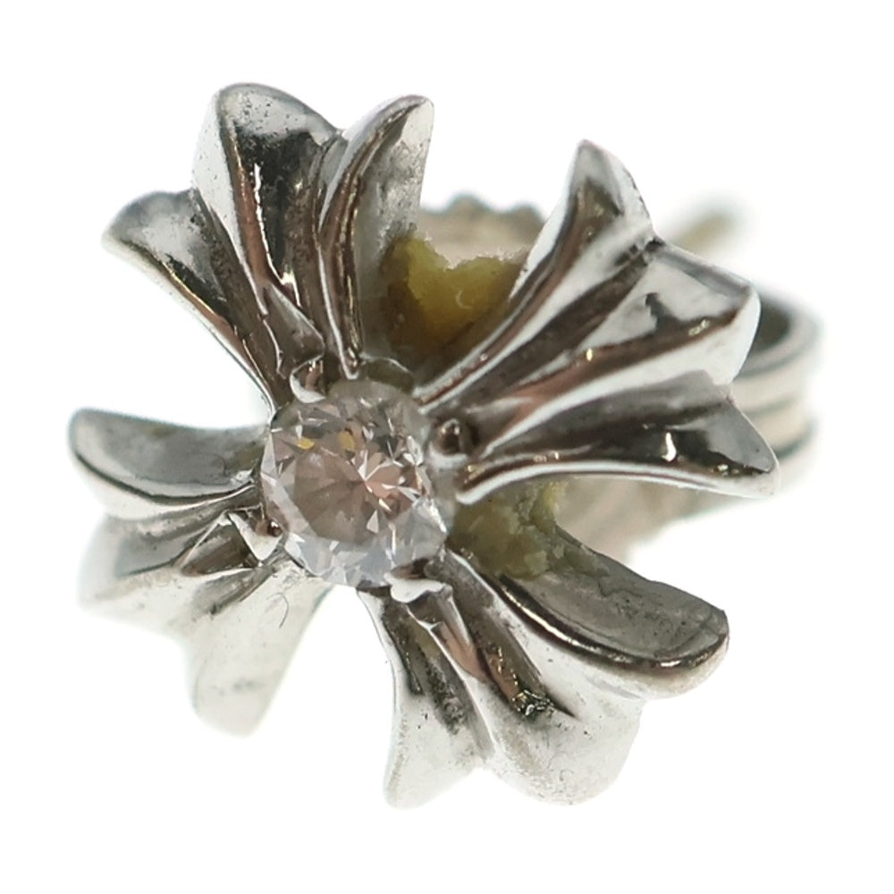 CHROME HEARTS(クロムハーツ) 18K No2 CH PLS 1DIA CHプラス スタッドピアス 1ダイヤ シルバー