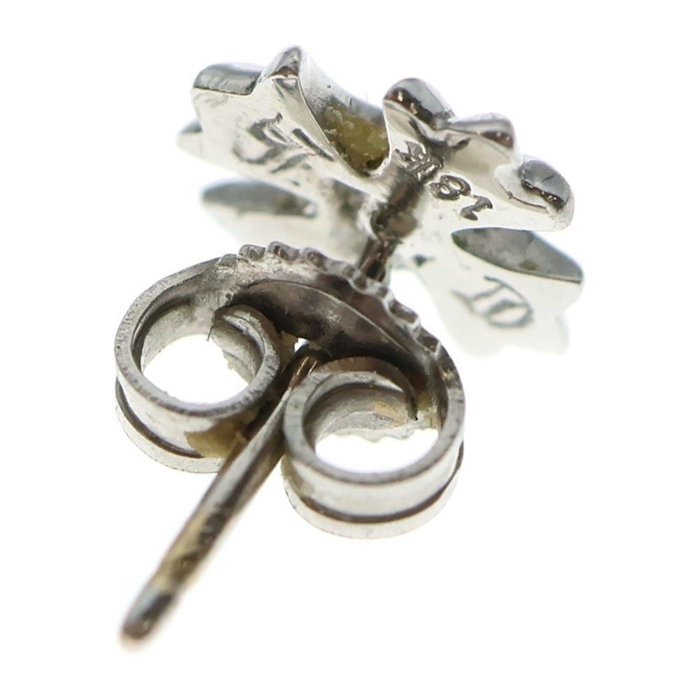CHROME HEARTS(クロムハーツ) 18K No2 CH PLS 1DIA CHプラス スタッドピアス 1ダイヤ シルバー