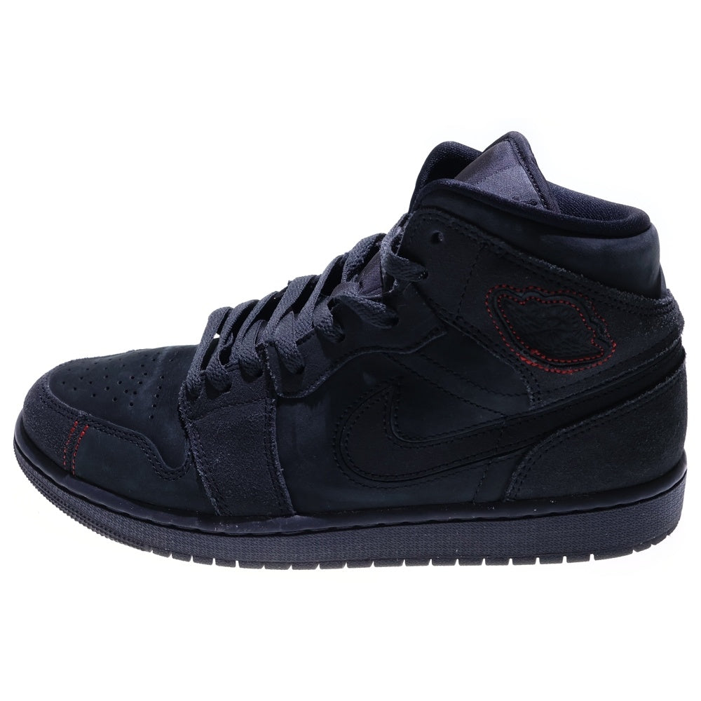 NIKE(ナイキ) AIR JORDAN 1 MID SE CRAFT エアジョーダン1 ミッドカットスニーカー ブラック US8/26cm FD8634-001