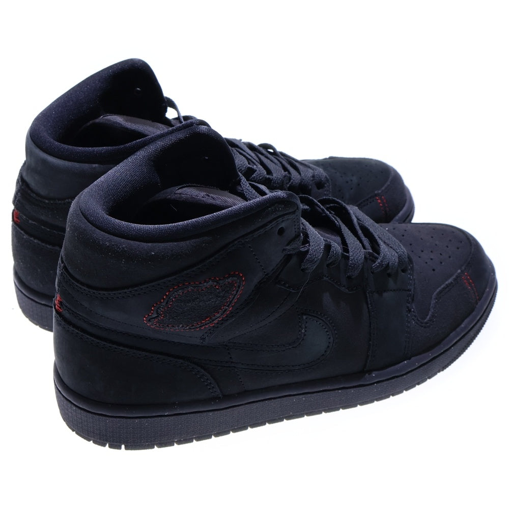 NIKE(ナイキ) AIR JORDAN 1 MID SE CRAFT エアジョーダン1 ミッドカットスニーカー ブラック US8/26cm FD8634-001