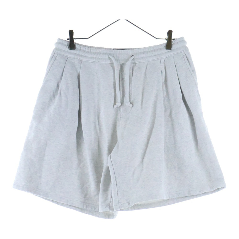 KITH(キス) ロゴ刺繍 スウェットハーフパンツ グレー