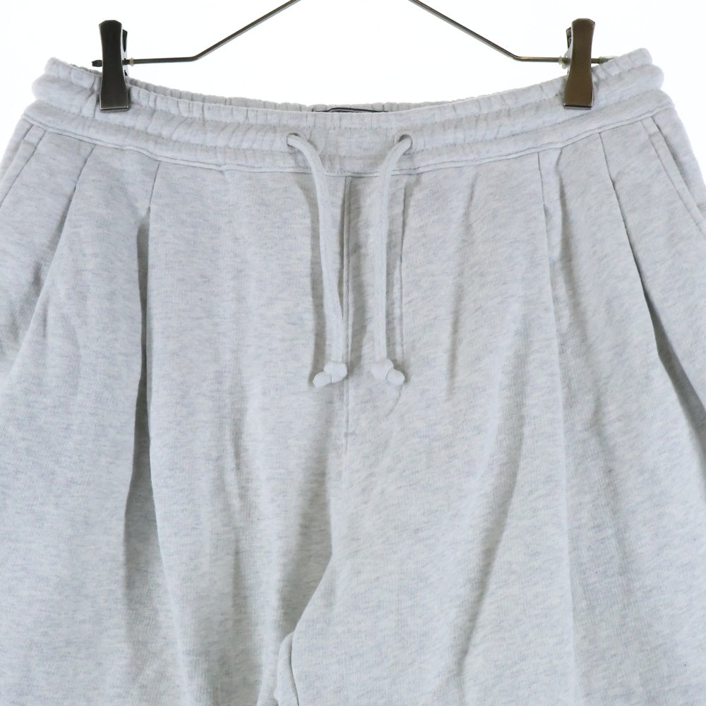 KITH(キス) ロゴ刺繍 スウェットハーフパンツ グレー