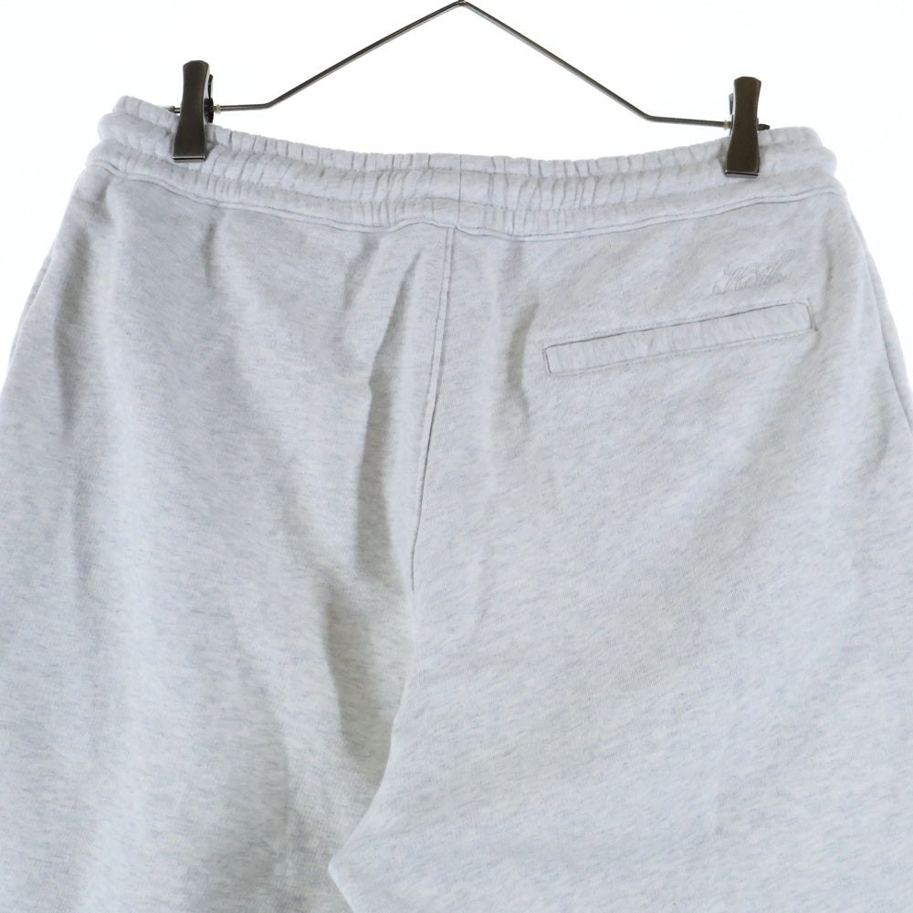 KITH(キス) ロゴ刺繍 スウェットハーフパンツ グレー