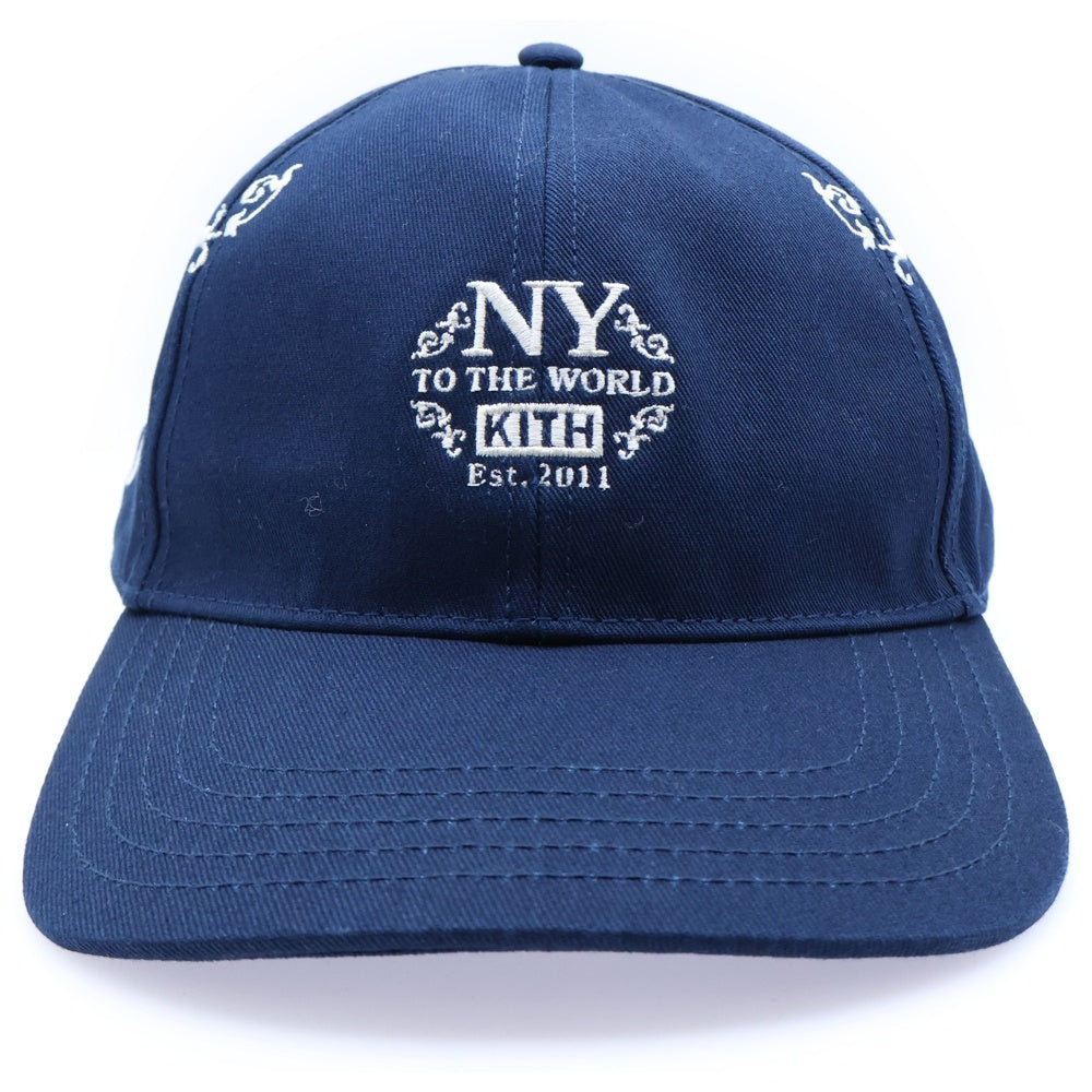 KITH(キス) NY to the World Nolan Trucker Hat メッシュトラッカーキャップ ネイビー