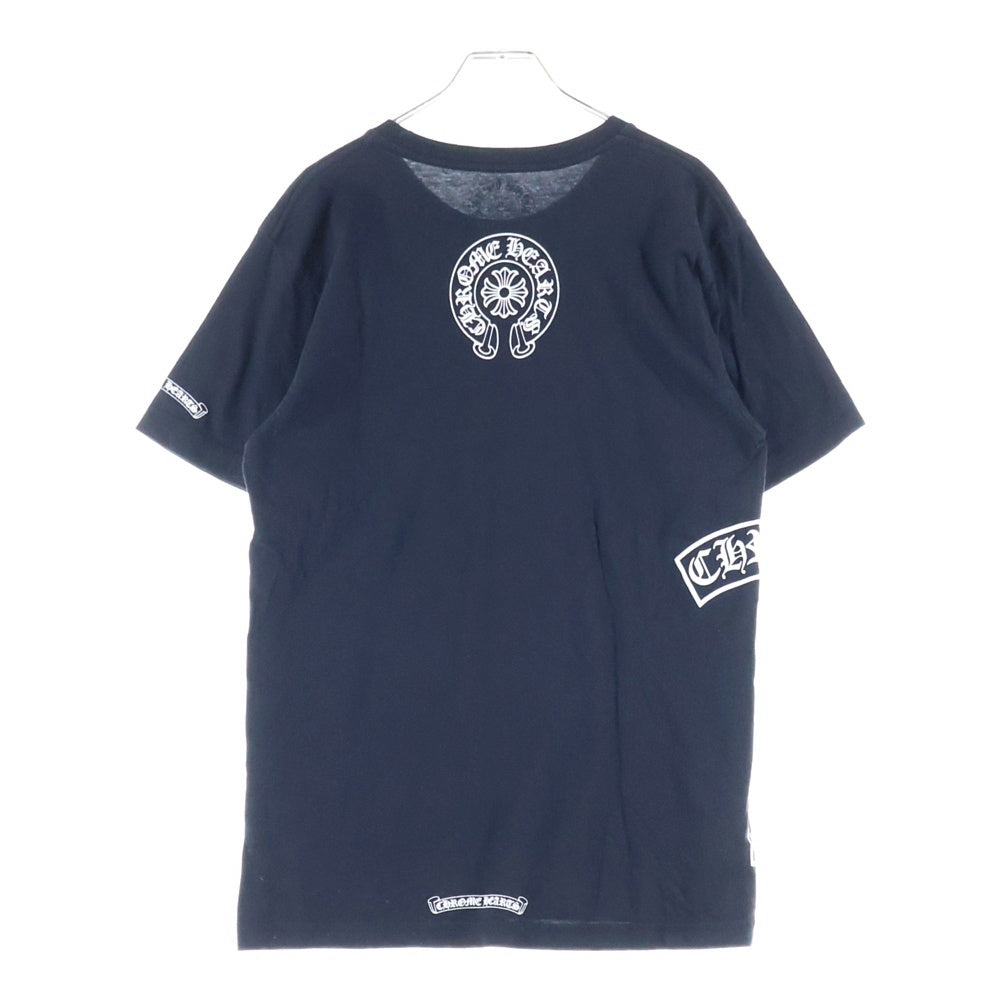CHROME HEARTS(クロムハーツ) CH T-SHRT Side Logo Tee サイドTバープリント 半袖カットソー ブラック
