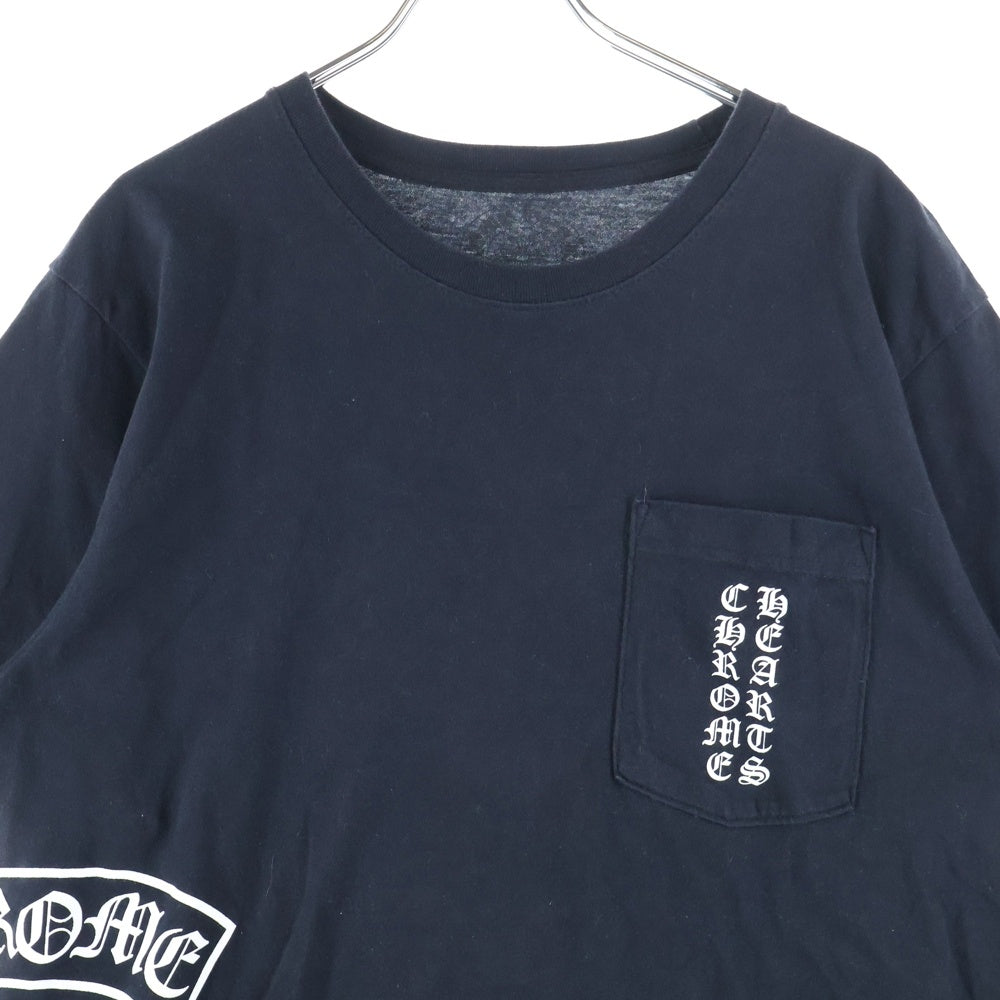 CHROME HEARTS(クロムハーツ) CH T-SHRT Side Logo Tee サイドTバープリント 半袖カットソー ブラック