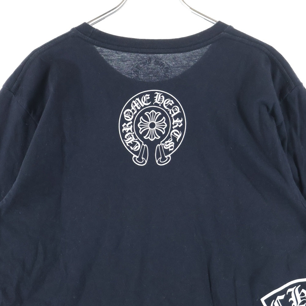 CHROME HEARTS(クロムハーツ) CH T-SHRT Side Logo Tee サイドTバープリント 半袖カットソー ブラック