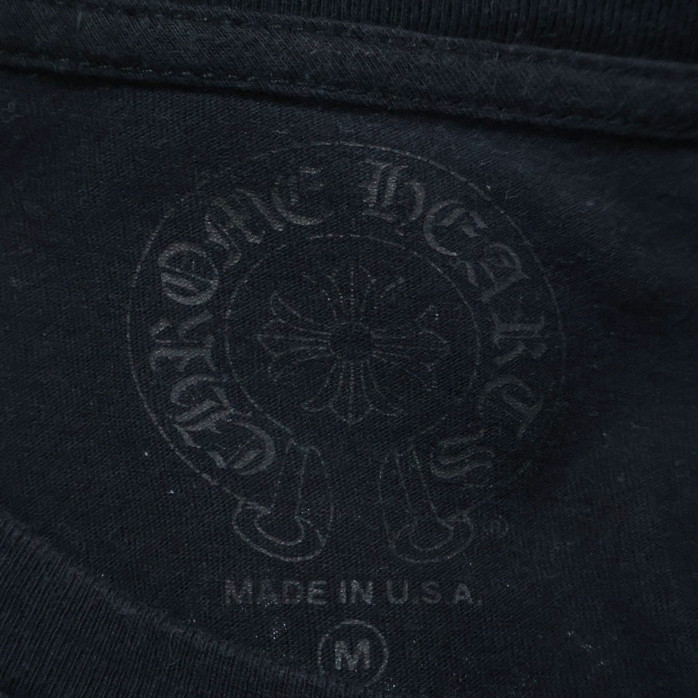 CHROME HEARTS(クロムハーツ) CH T-SHRT Side Logo Tee サイドTバープリント 半袖カットソー ブラック