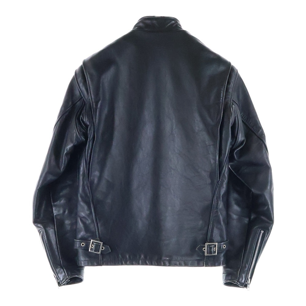 SCHOTT(ショット) 641 SINGLE RIDERS LEATHER JACKET シングルライダース レザージャケット ボアライナー付き ブラック