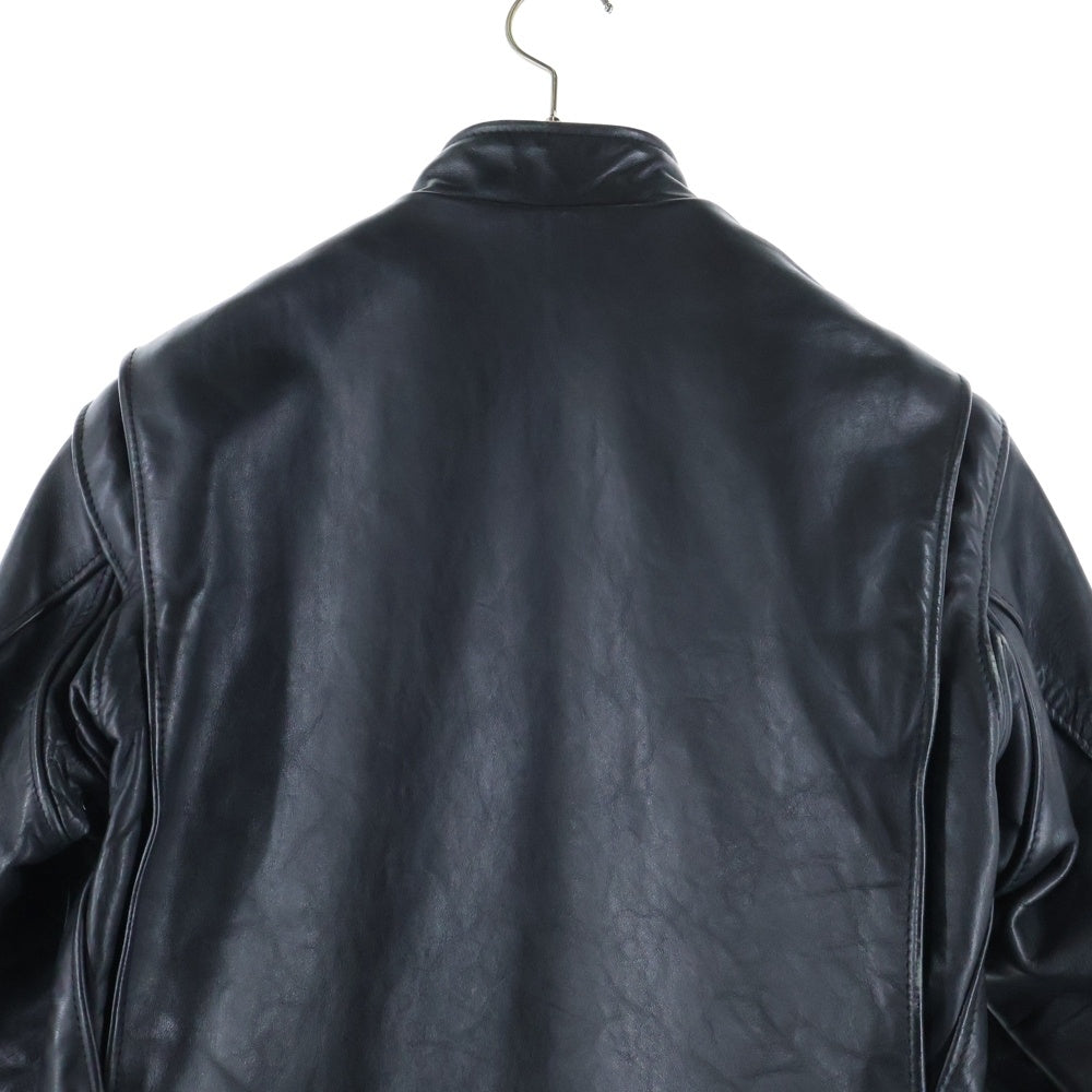 SCHOTT(ショット) 641 SINGLE RIDERS LEATHER JACKET シングルライダース レザージャケット ボアライナー付き ブラック