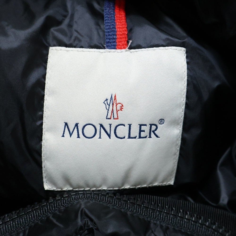 MONCLER(モンクレール) 15AW HERMINE エルミエンヌ ジップアップ ダウンコート ナイロンジャケット ブラック A20934933905 53048 レディース