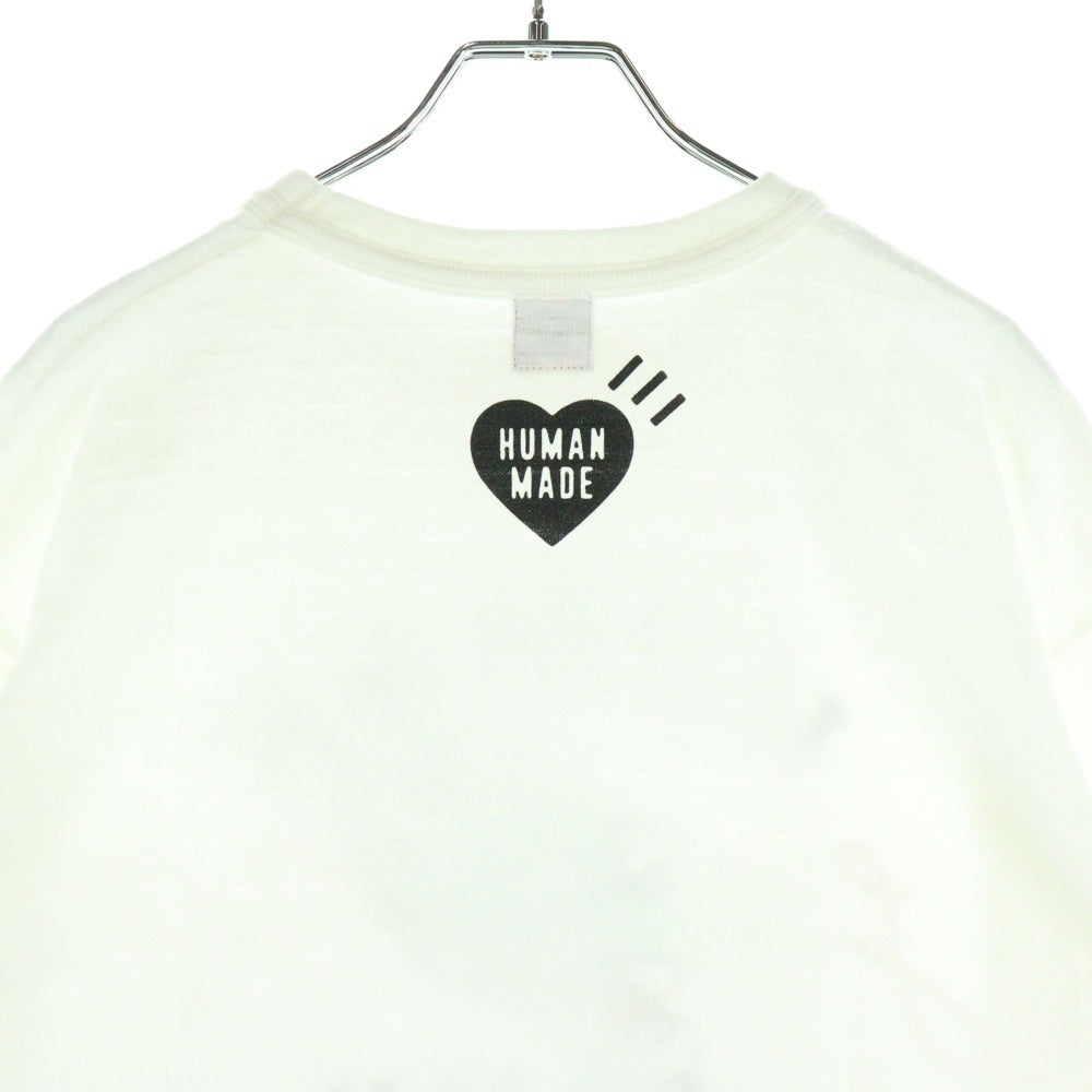 HUMAN MADE(ヒューマンメイド) 24SS GRAPHIC T-SHIRT ドラゴンプリント クルーネック半袖Tシャツ カットソー ホワイト HM27TE001