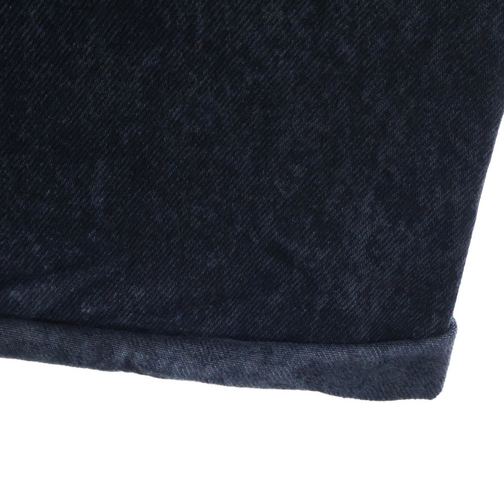 MARNI(マルニ) 23AW MARBLE DYED COTTON DENIM BLACK ワイドデニムパンツ ブラック