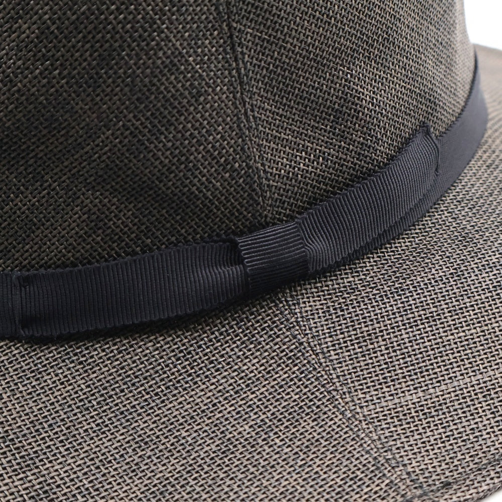 KIJIMA TAKAYUKI(キジマタカユキ) 中折れストローハット 帽子 グレー