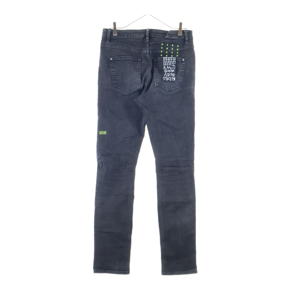 KSUBI(スビ) ストレッチスキニーデニムパンツ ブラック