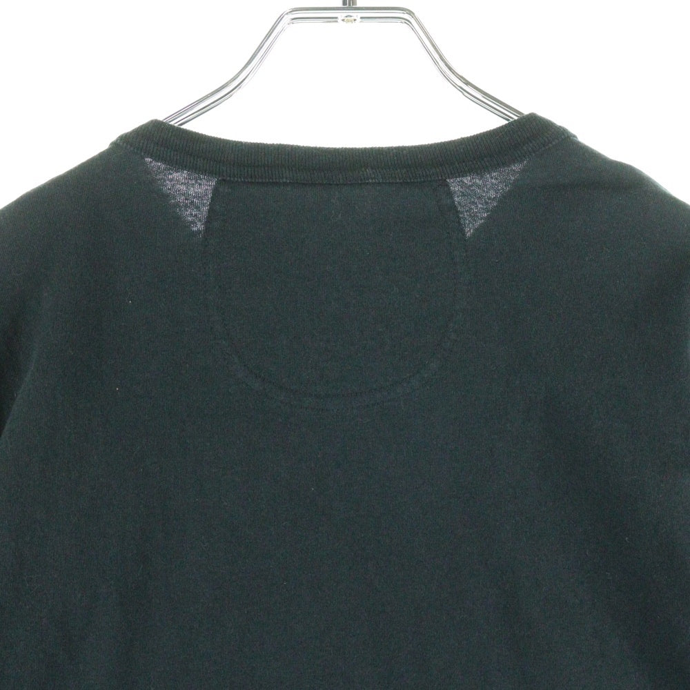 GLAD HAND(グラッドハンド) ヘンリーネック長袖Tシャツ カットソー ブラック