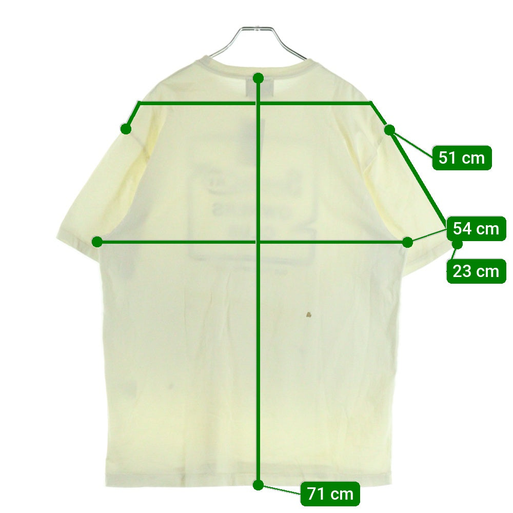 GLAD HAND(グラッドハンド) OLD CROW プリント半袖Tシャツ カットソー ホワイト